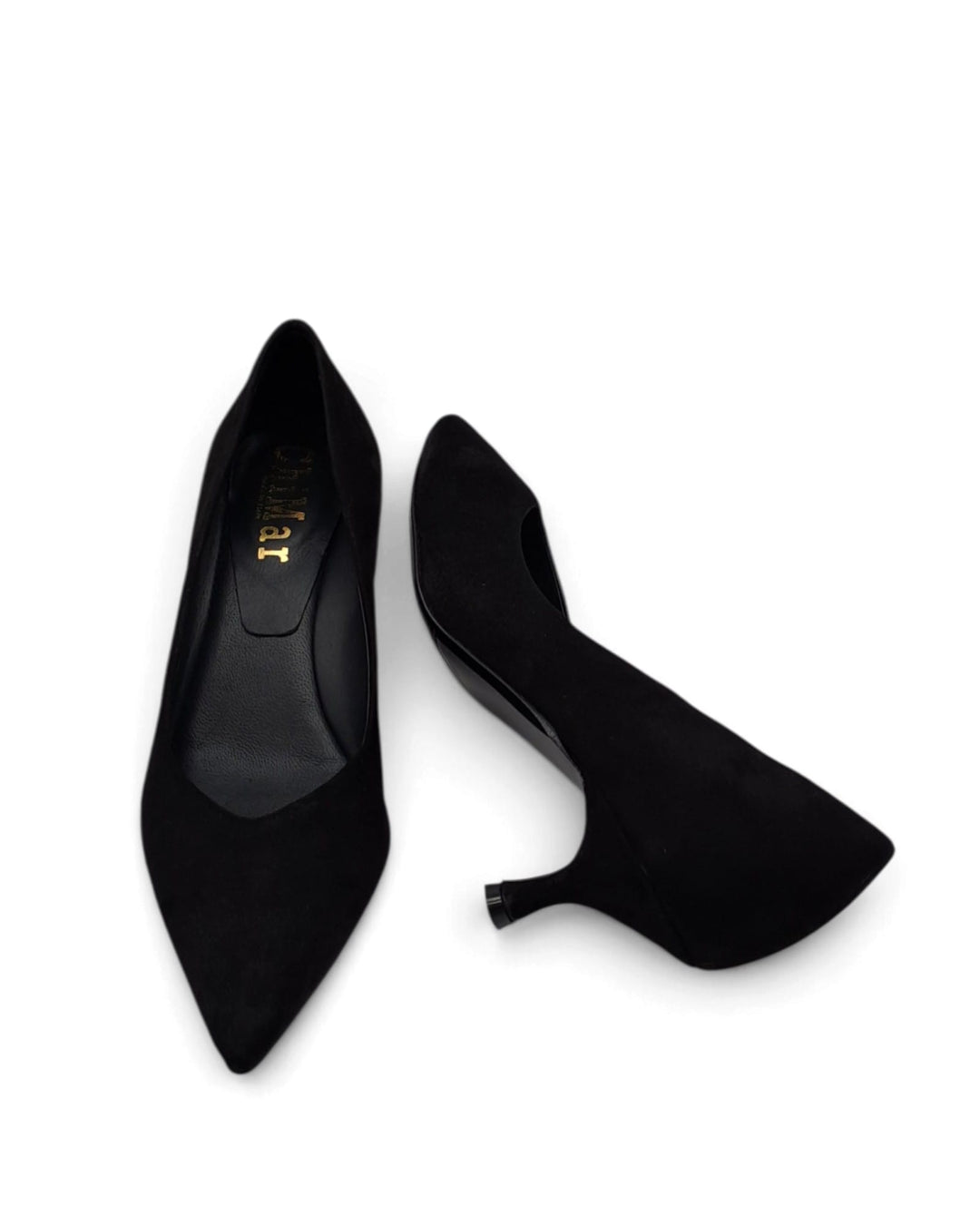 Décolleté Minny Sacchetto Camoscio Nero