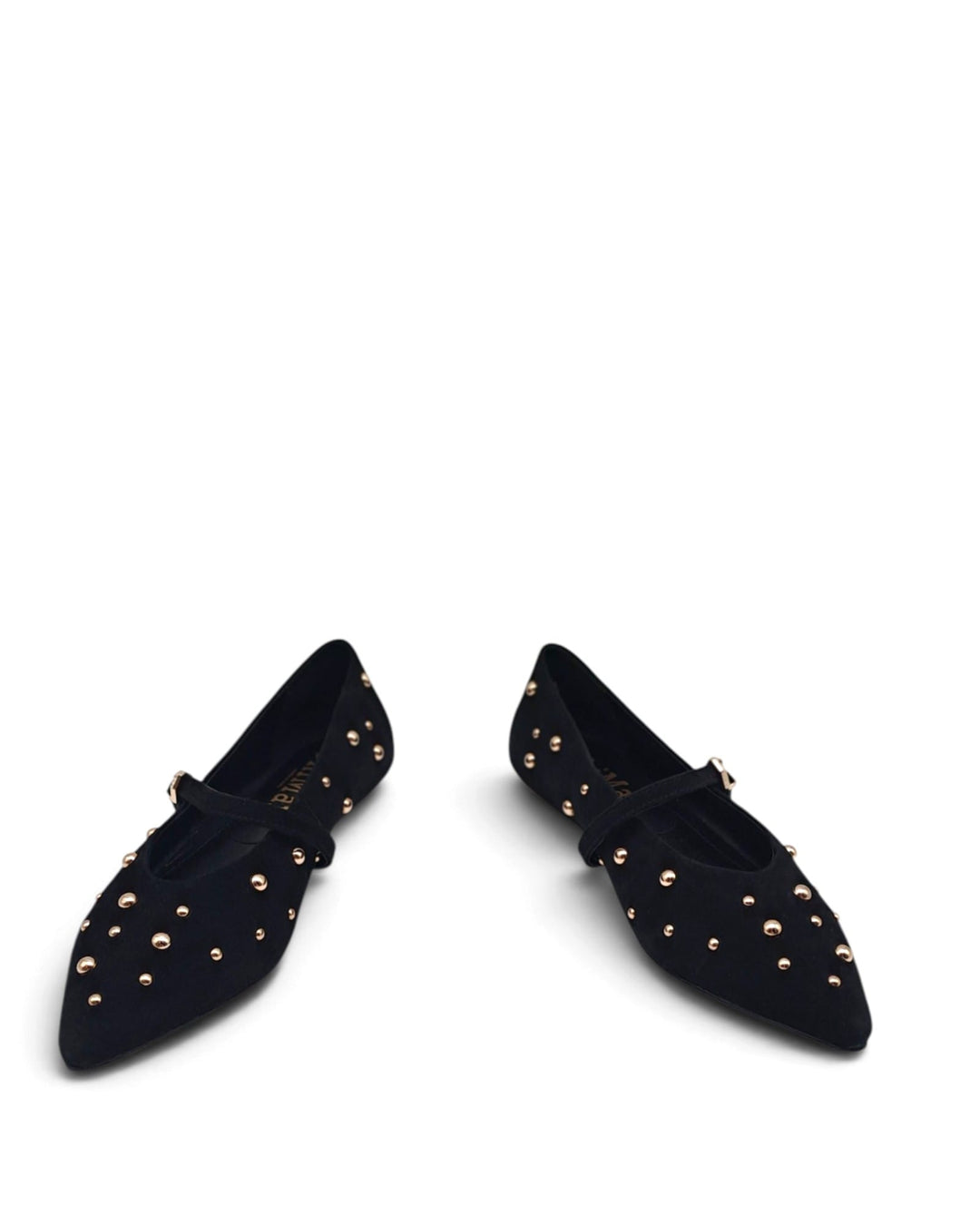 Mary Jane Silvia Black Rhinestone