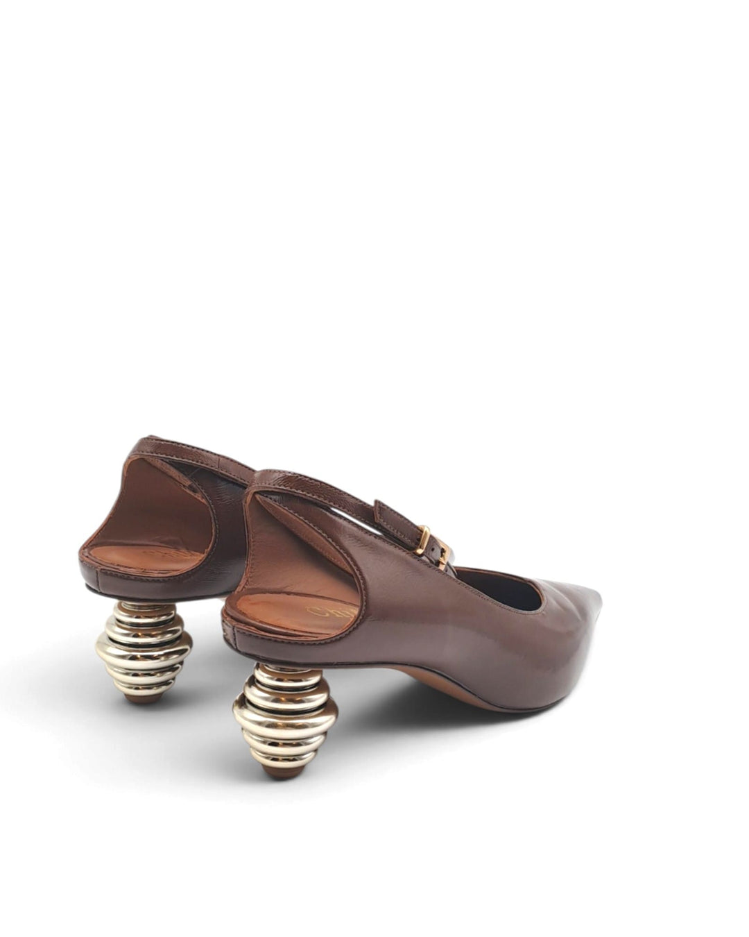 Slingback Flora  Naplak Cacao