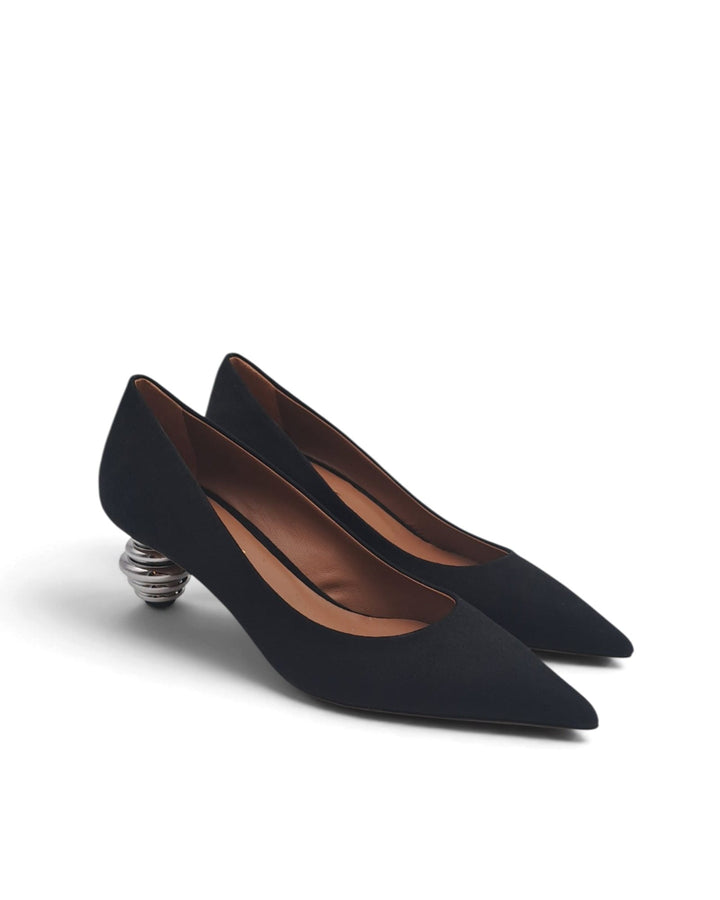 Décolleté Camoscio Nero