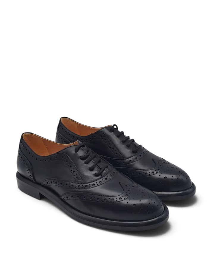 Stringate  Paris Pelle  Nero