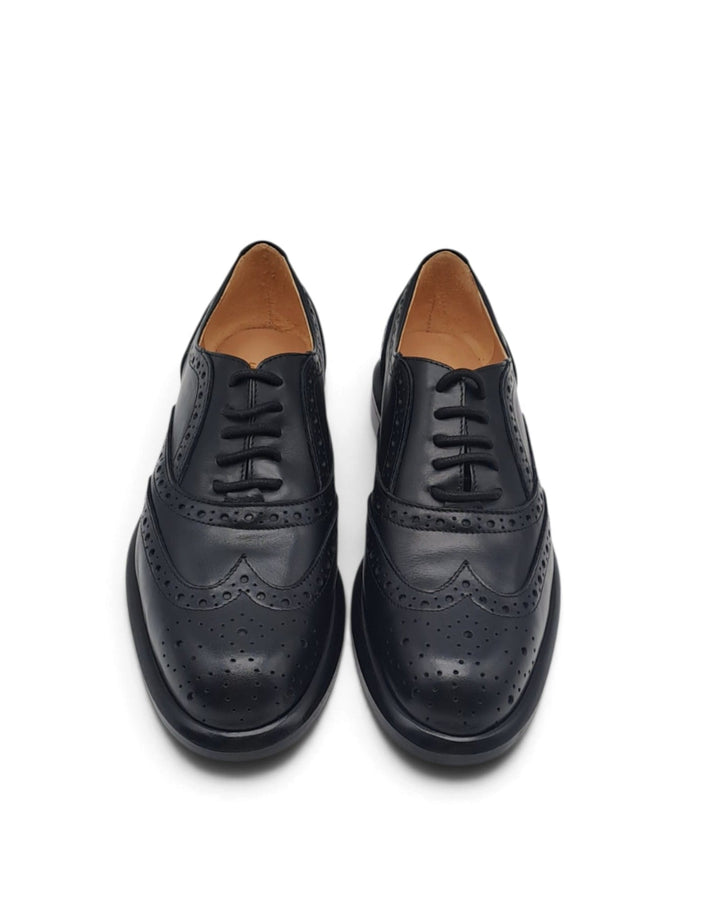Stringate  Paris Pelle  Nero