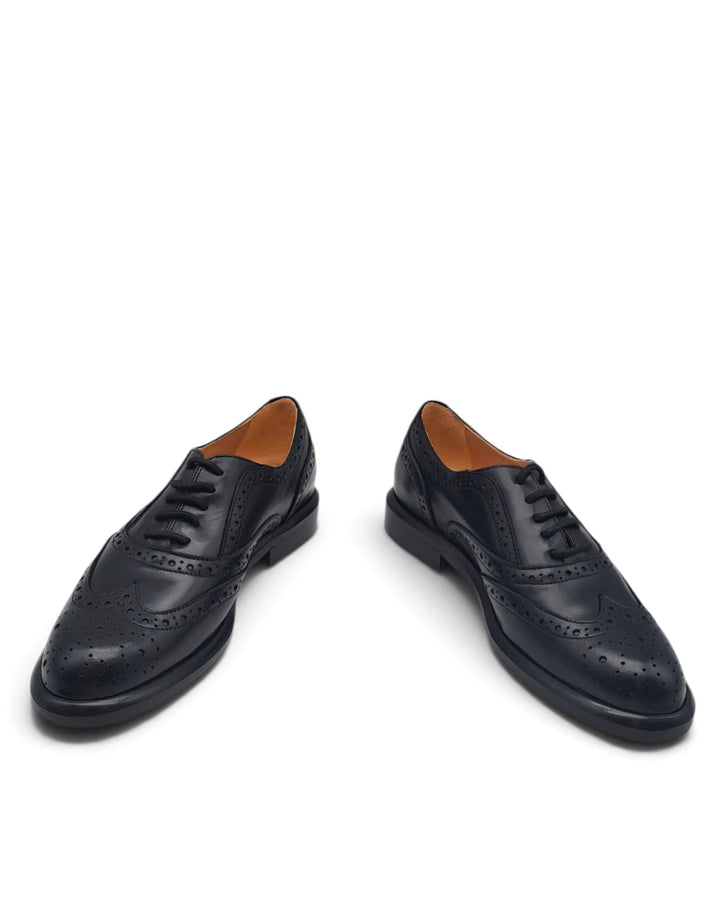 Stringate  Paris Pelle  Nero