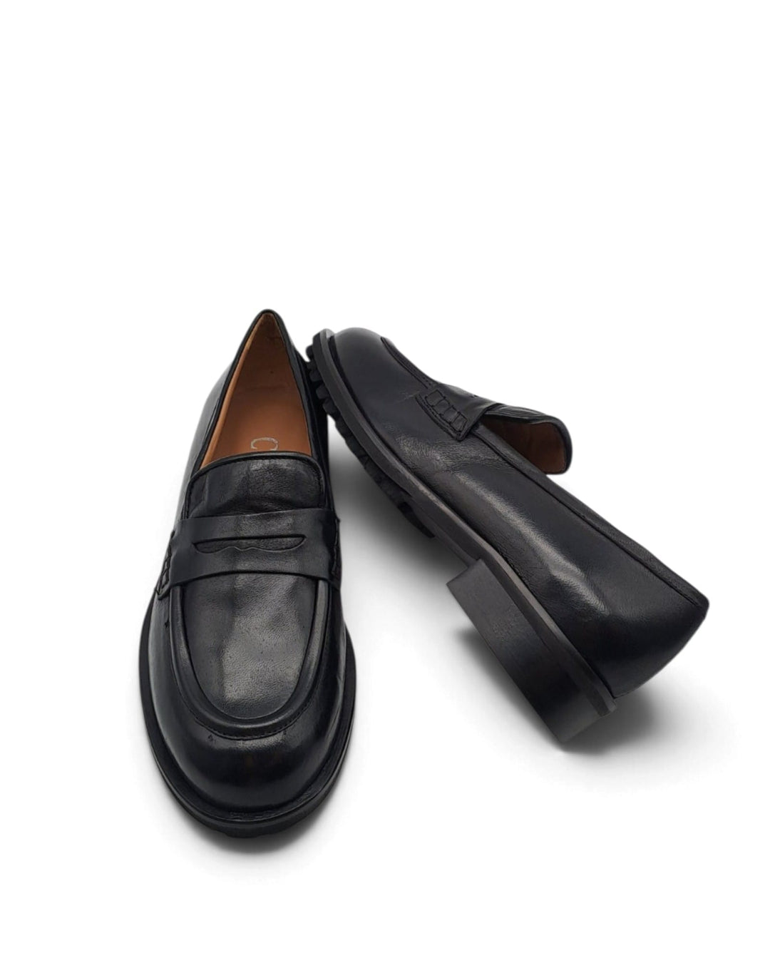 Nancy Cocco Black Moccasin