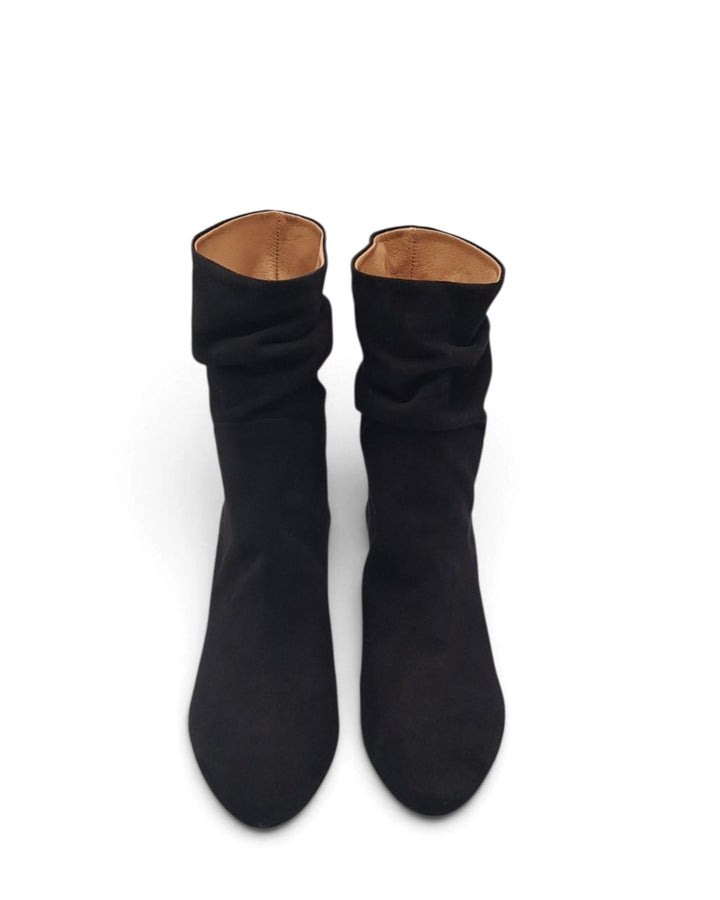 Tronchetto  Margherita Camoscio  Nero