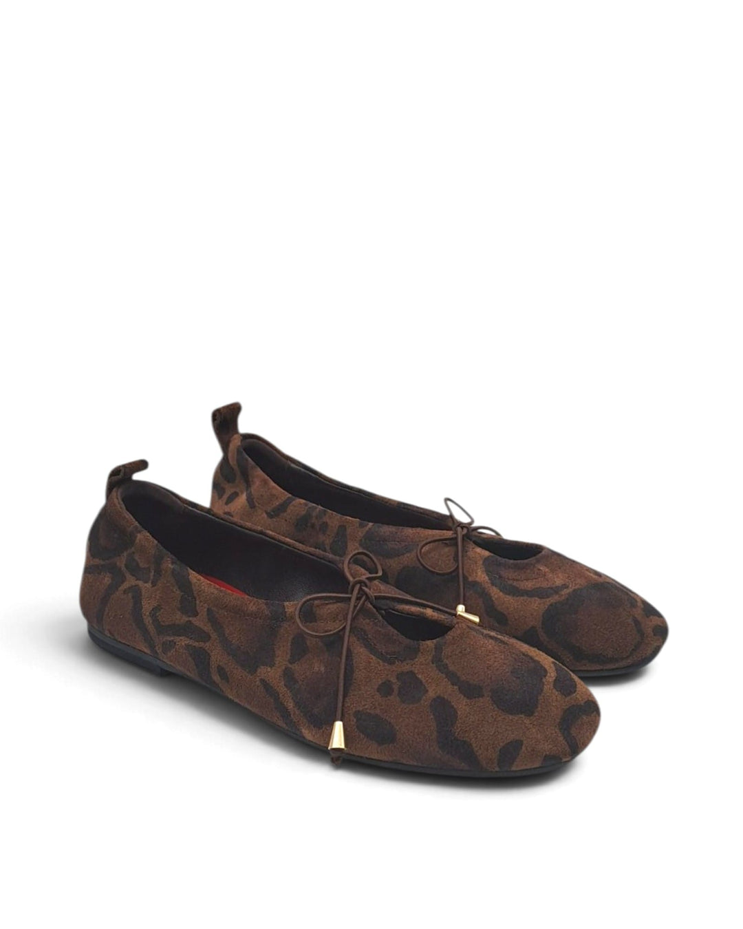 Ballerina Fiocco   Love   Camoscio Leopard