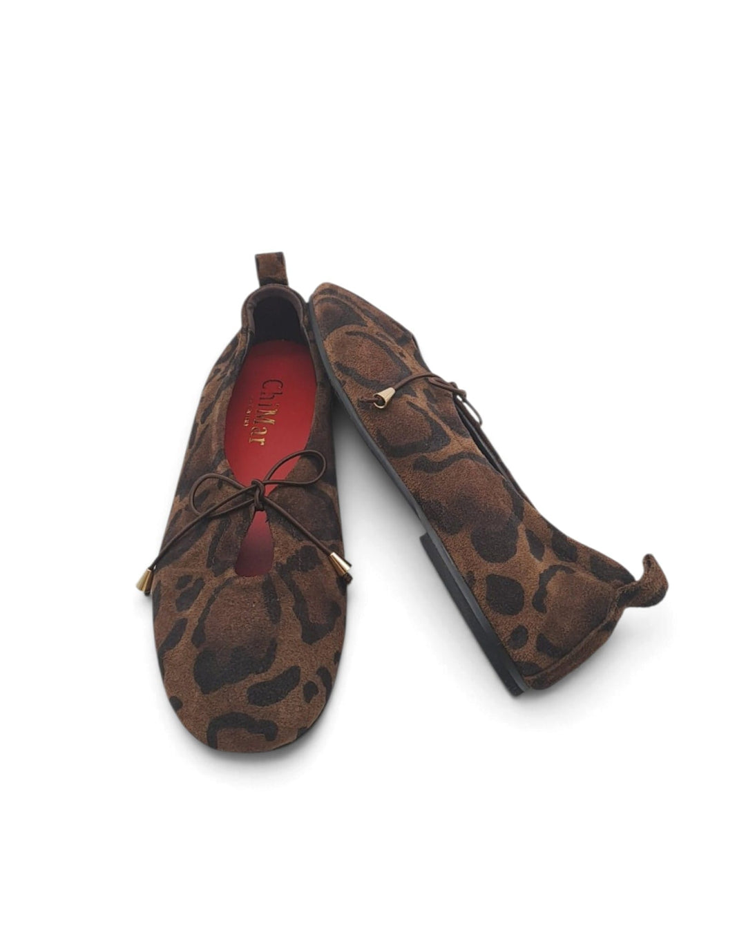 Ballerina Fiocco   Love   Camoscio Leopard
