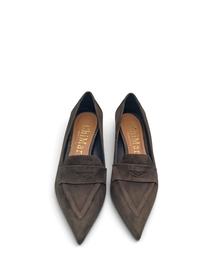 Naomi Black Leather Pumps