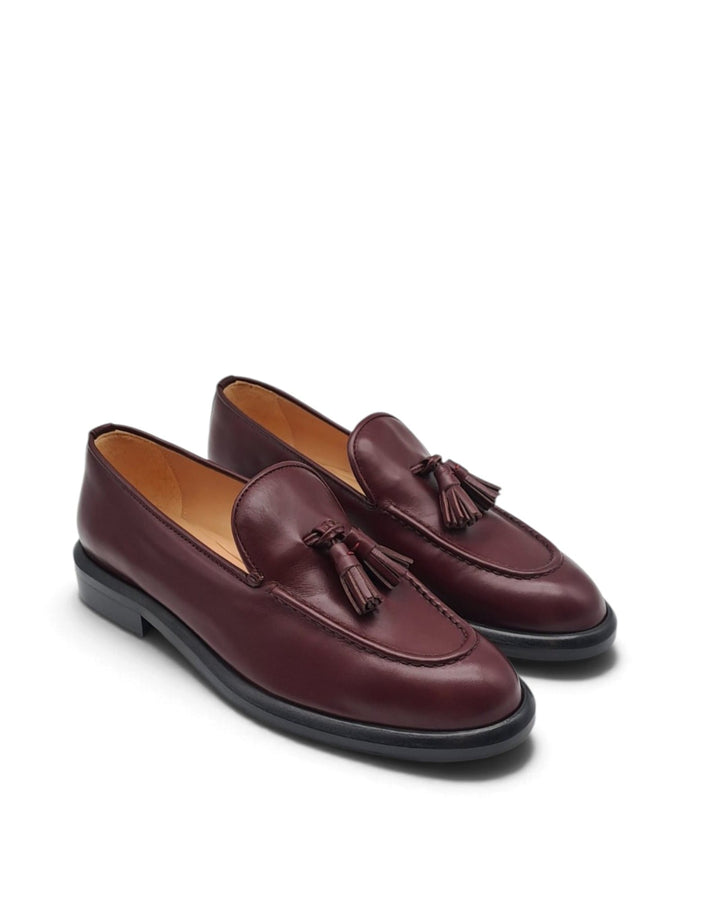 Paris Tassel Moccasin Aegean Wine