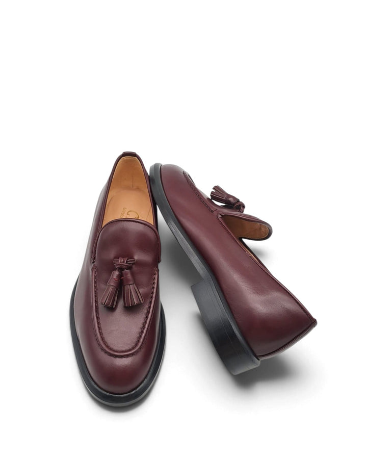 Paris Tassel Moccasin Aegean Wine