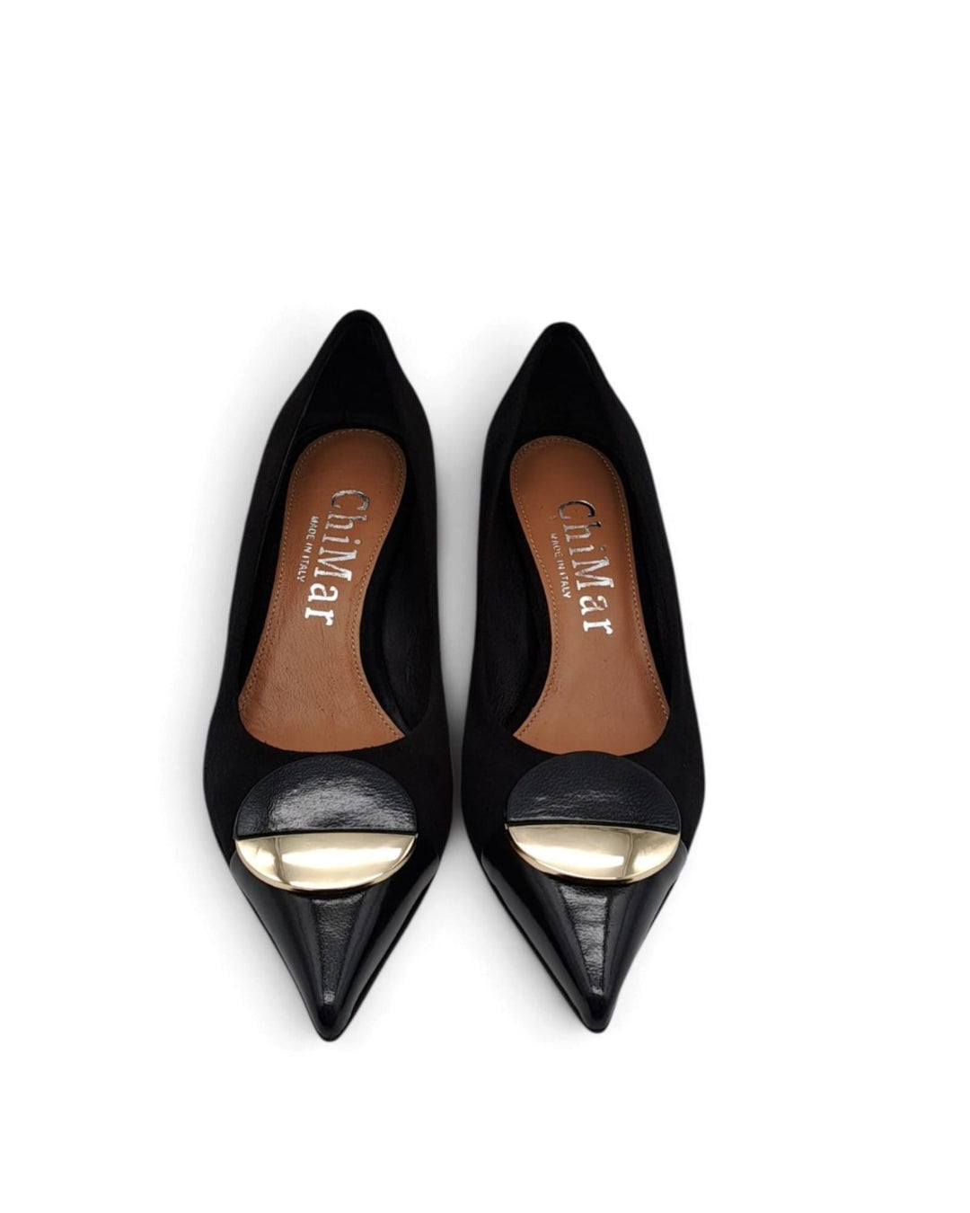 Décolleté Céline Camoscio Nero
