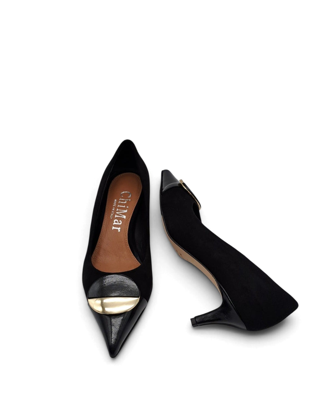 Décolleté Céline Camoscio Nero