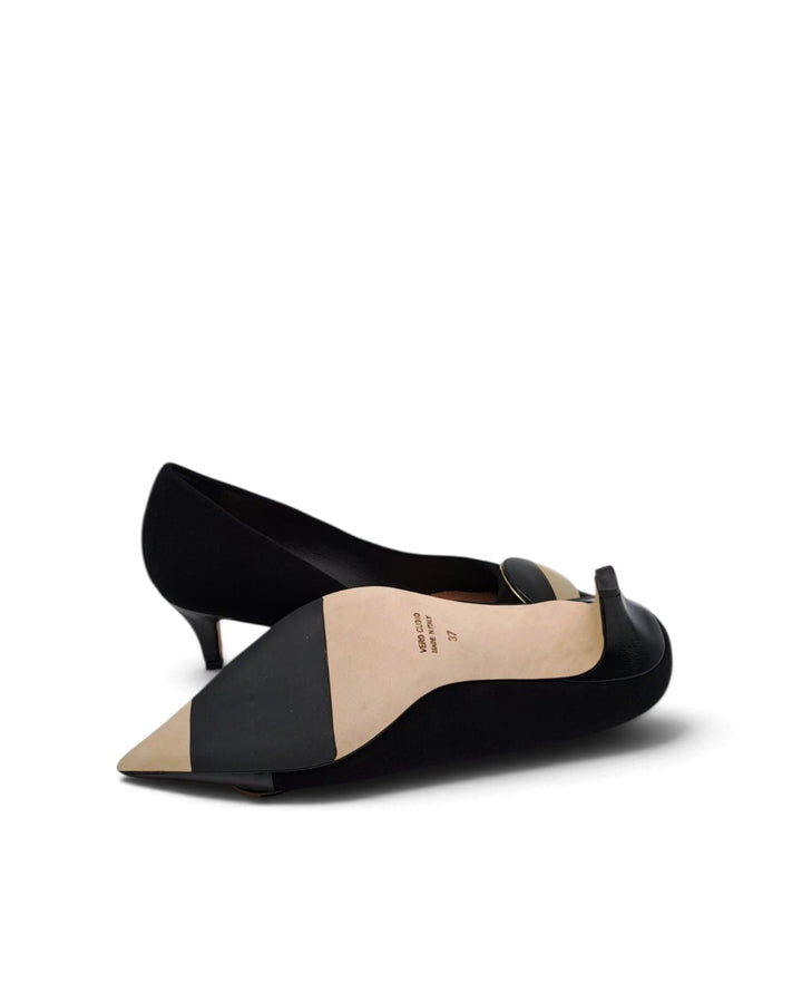 Décolleté Céline Camoscio Nero