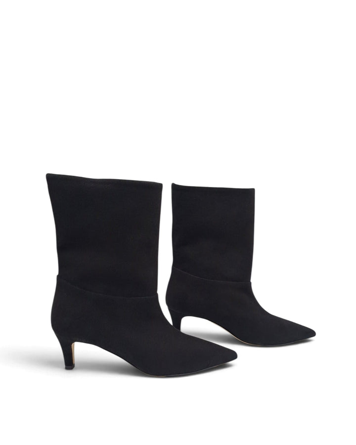 Stivale Gaia Camoscio  Nero