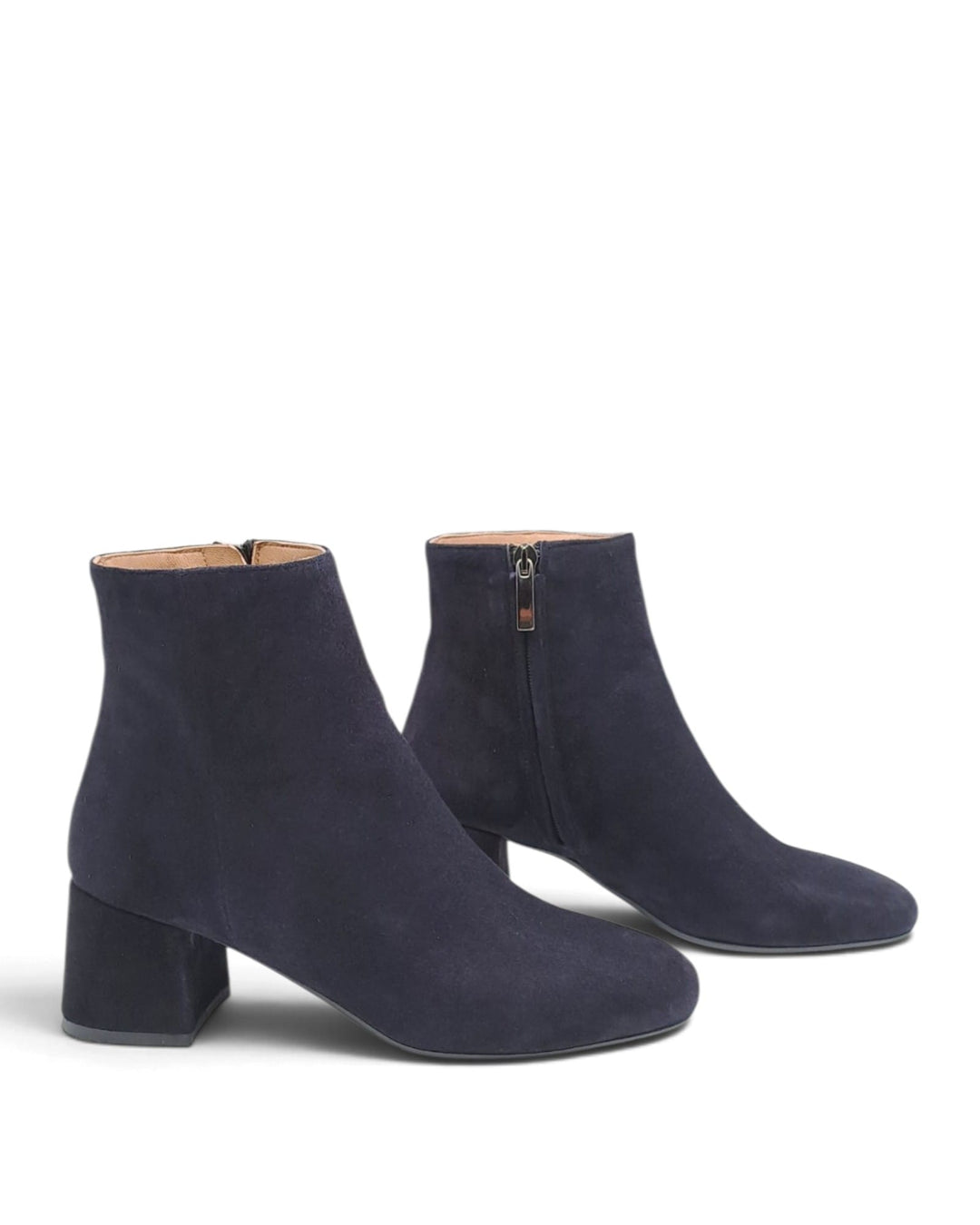 Cosmo Ankle Boot in Blue Suede