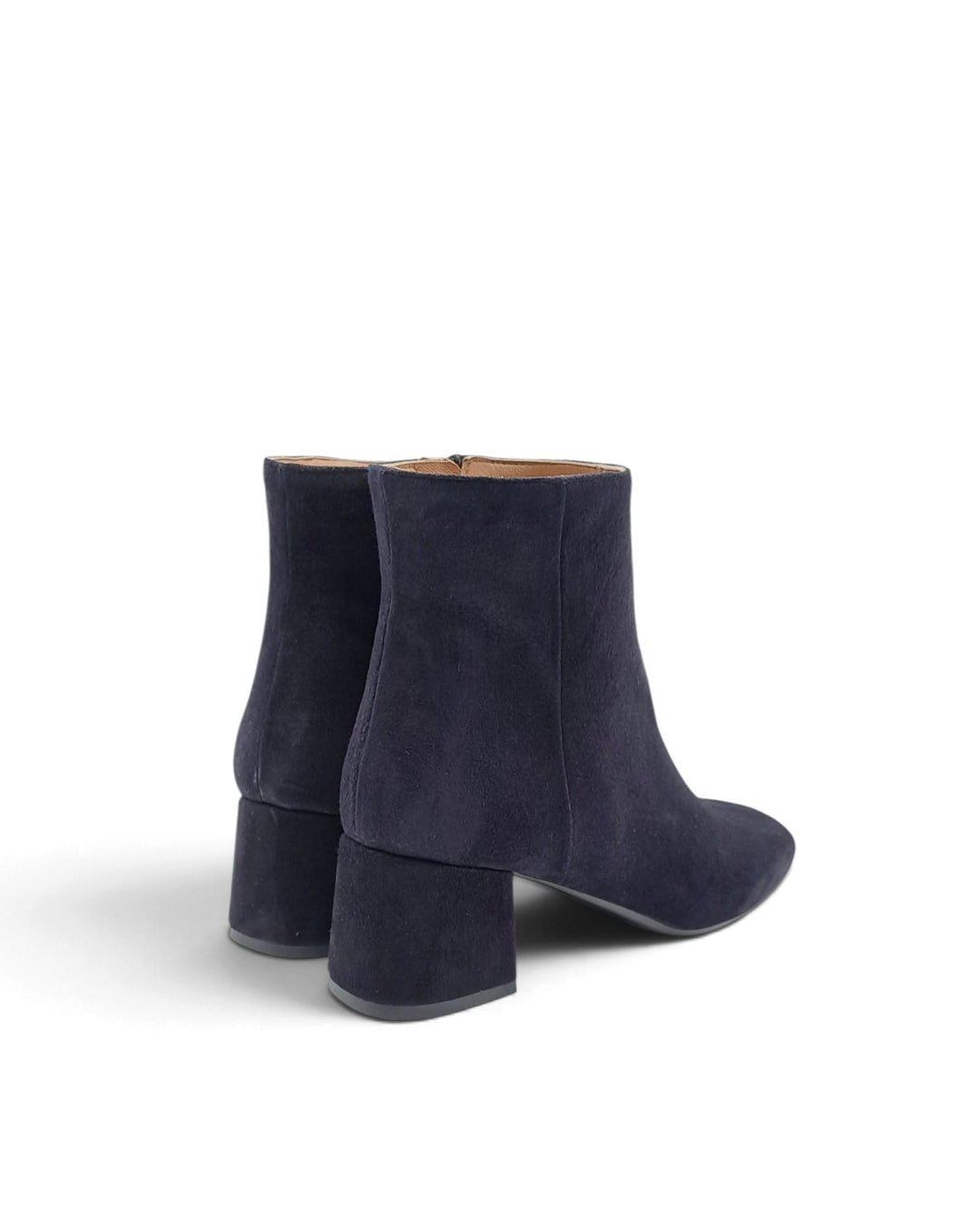 Cosmo Ankle Boot in Blue Suede