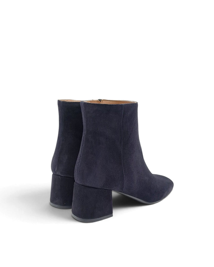 Cosmo Ankle Boot in Blue Suede
