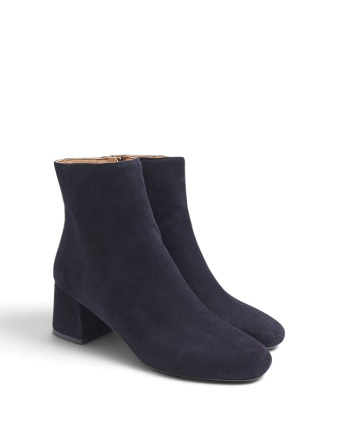 Cosmo Ankle Boot in Blue Suede