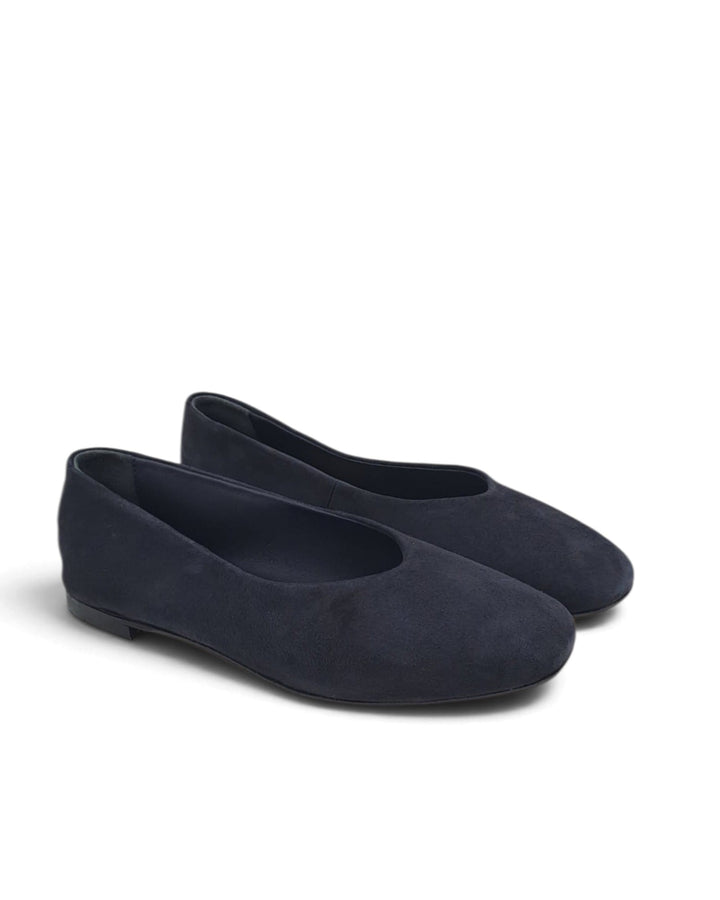Ballerina Gaia Camoscio Blu Avio