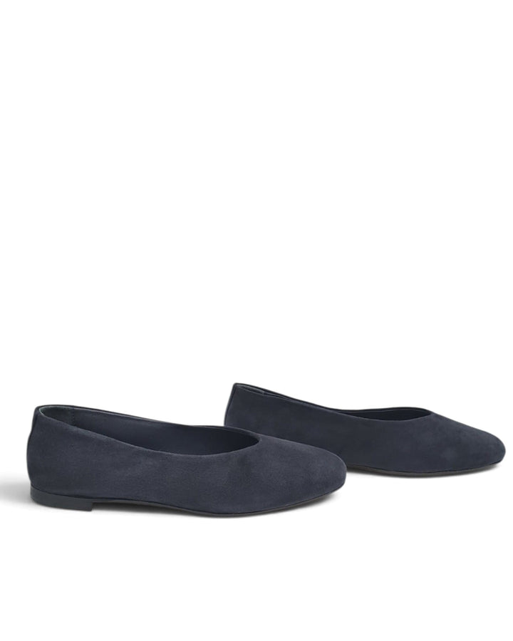 Ballerina Gaia Camoscio Blu Avio