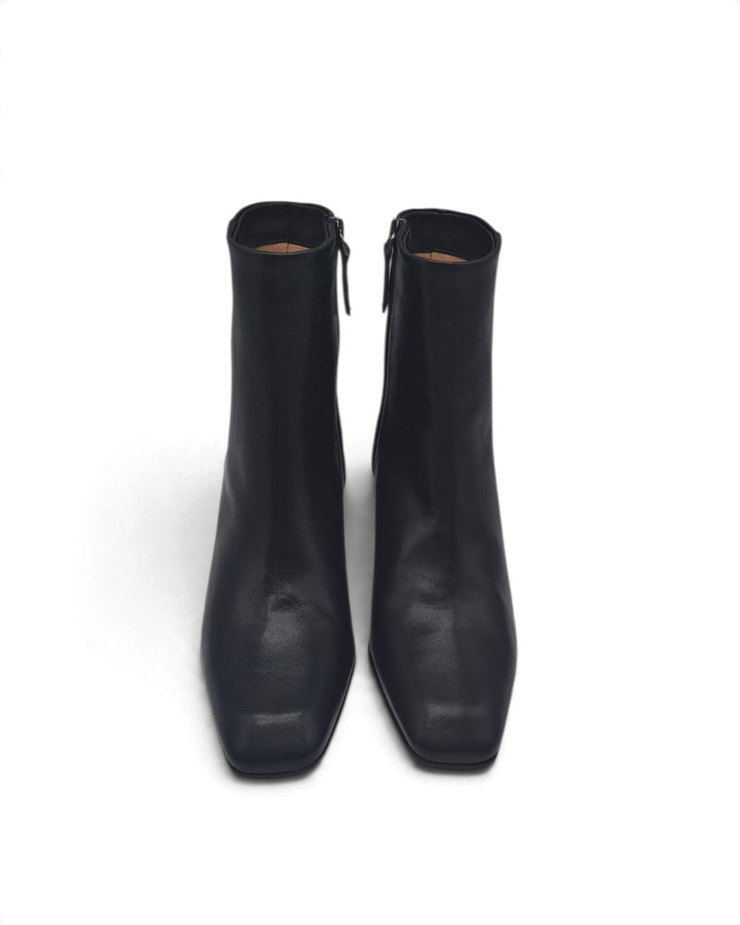 Chiara Nappa Black Ankle Boot