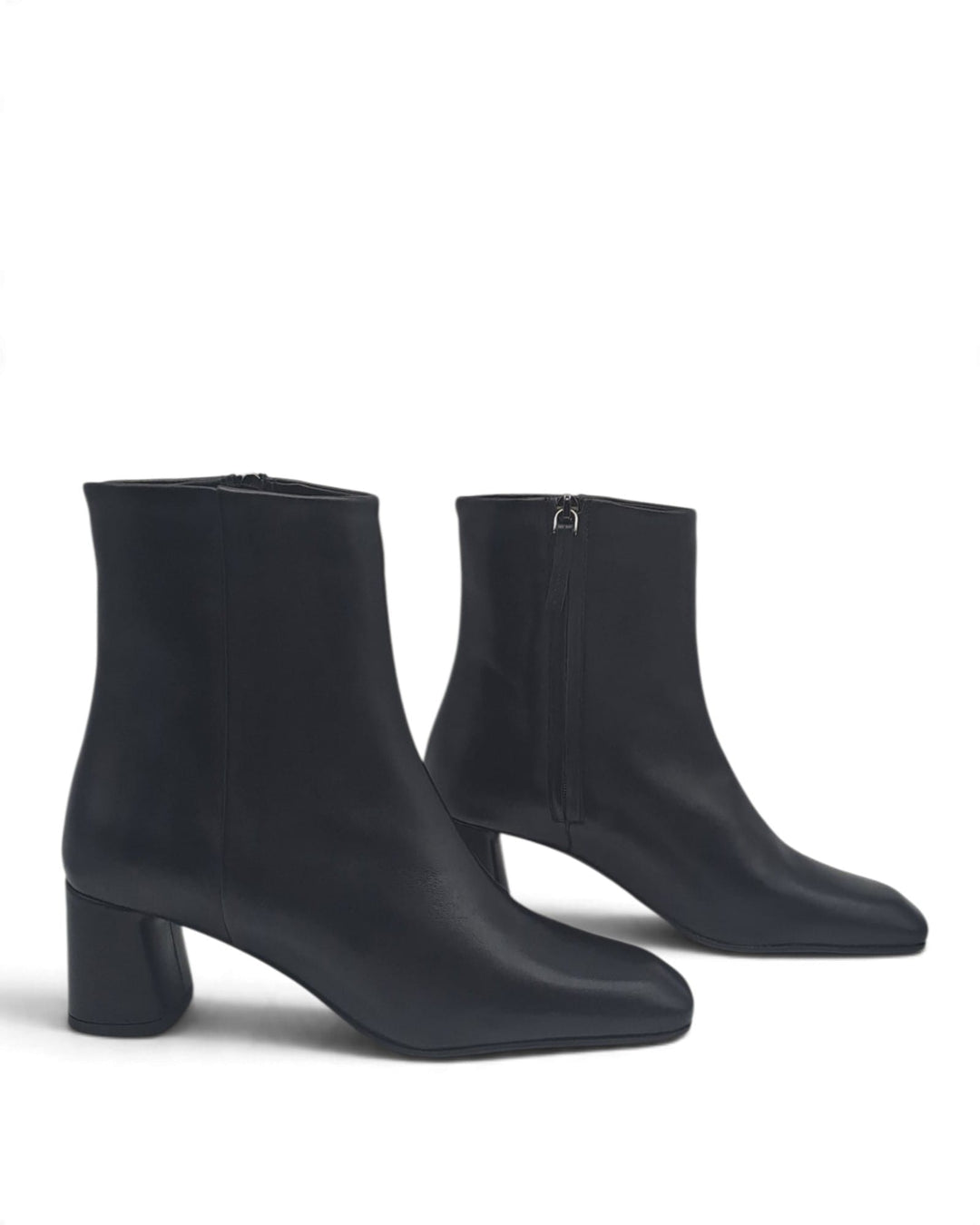 Chiara Nappa Black Ankle Boot