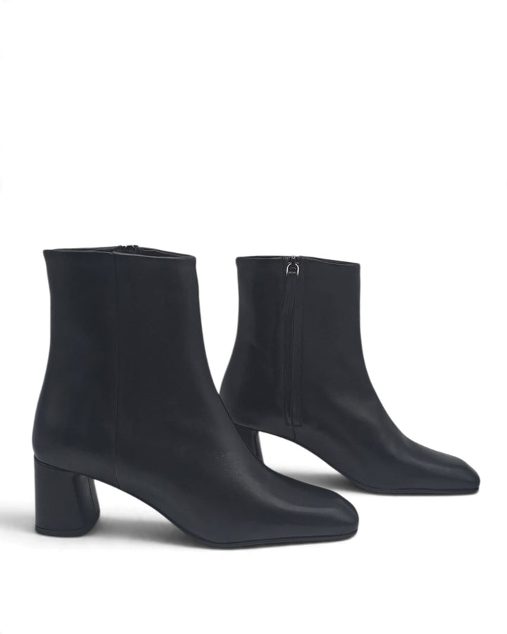 Chiara Nappa Black Ankle Boot