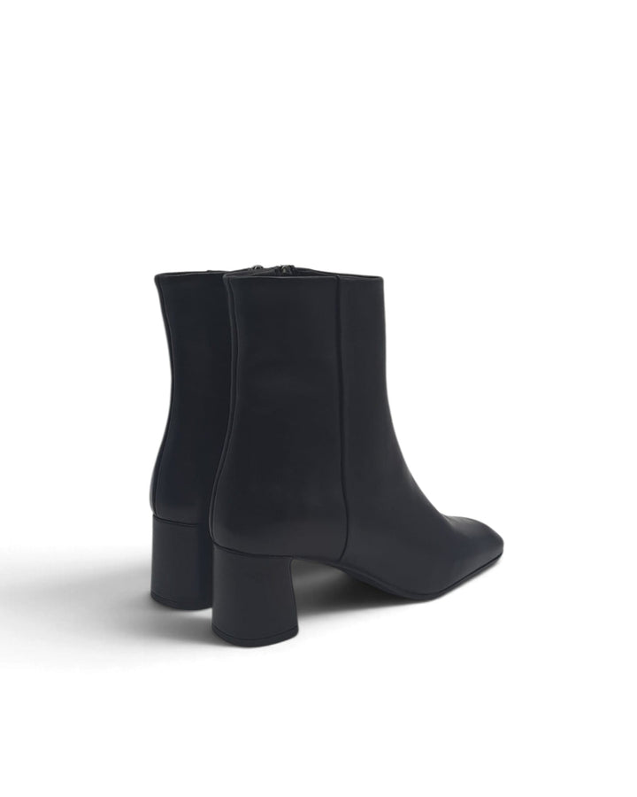 Chiara Nappa Black Ankle Boot