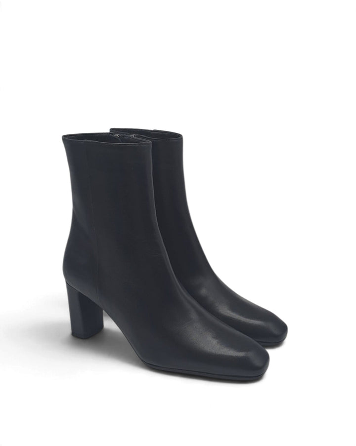 Chiara Nappa Black Ankle Boot
