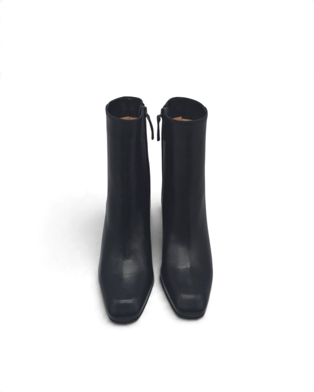 Chiara Nappa Black Ankle Boot