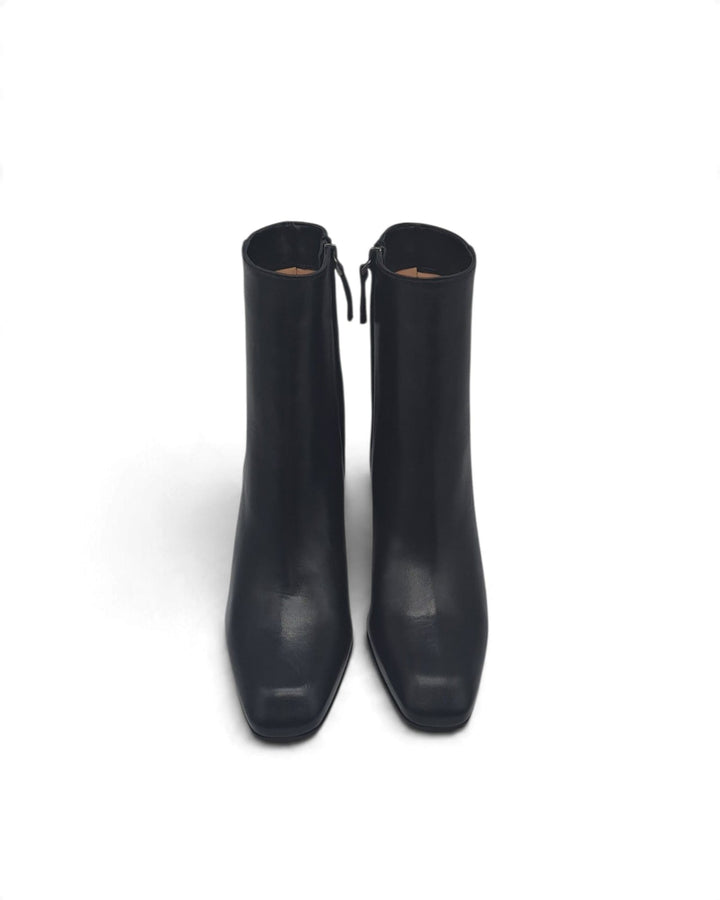 Chiara Nappa Black Ankle Boot