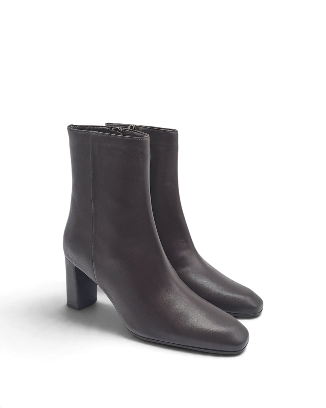 Chiara Nappa Black Ankle Boot