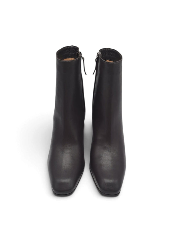 Chiara Nappa Black Ankle Boot