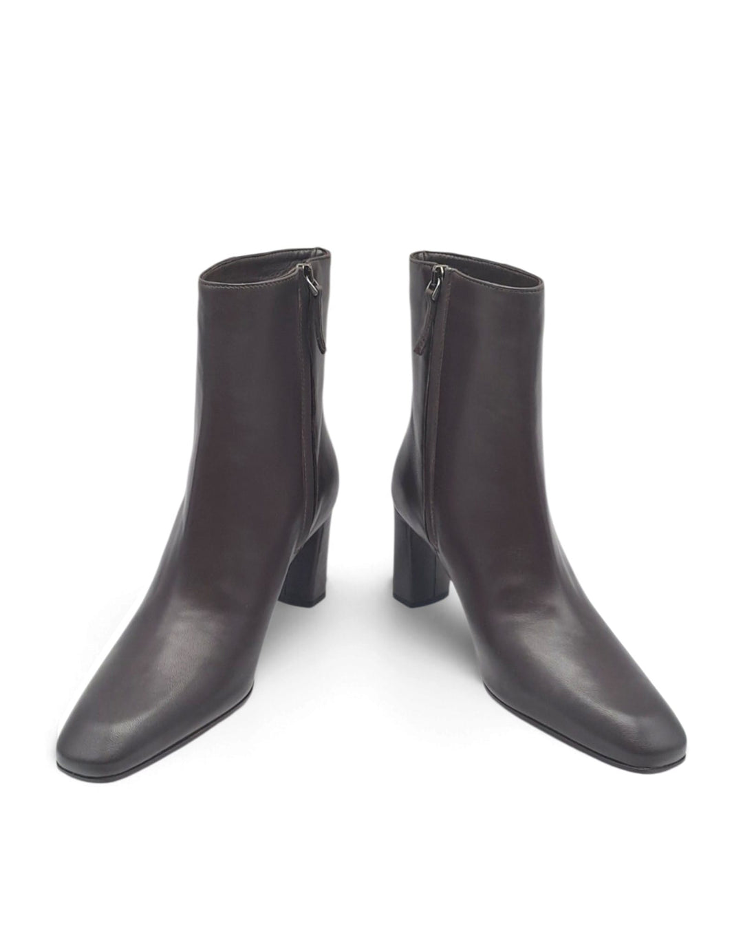 Chiara Nappa Black Ankle Boot