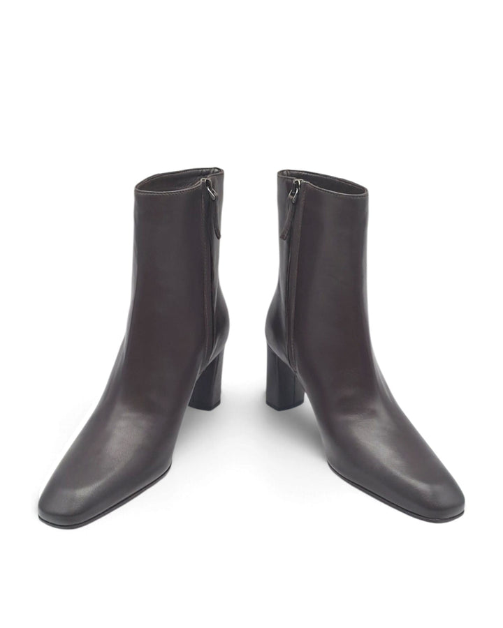 Chiara Nappa Black Ankle Boot