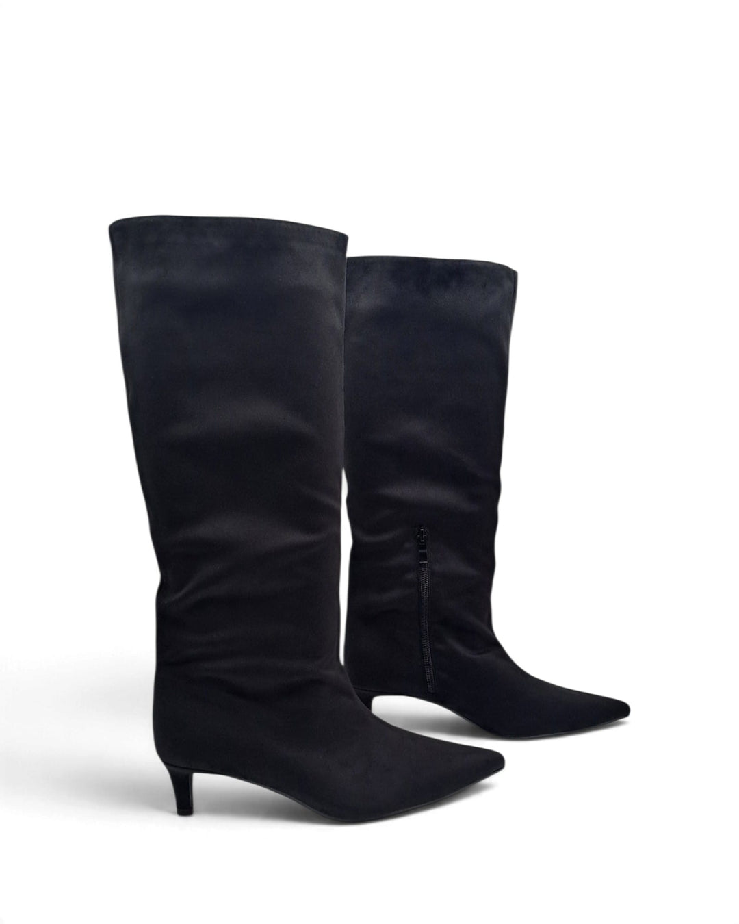 Ilenia Black Suede Ankle Boot