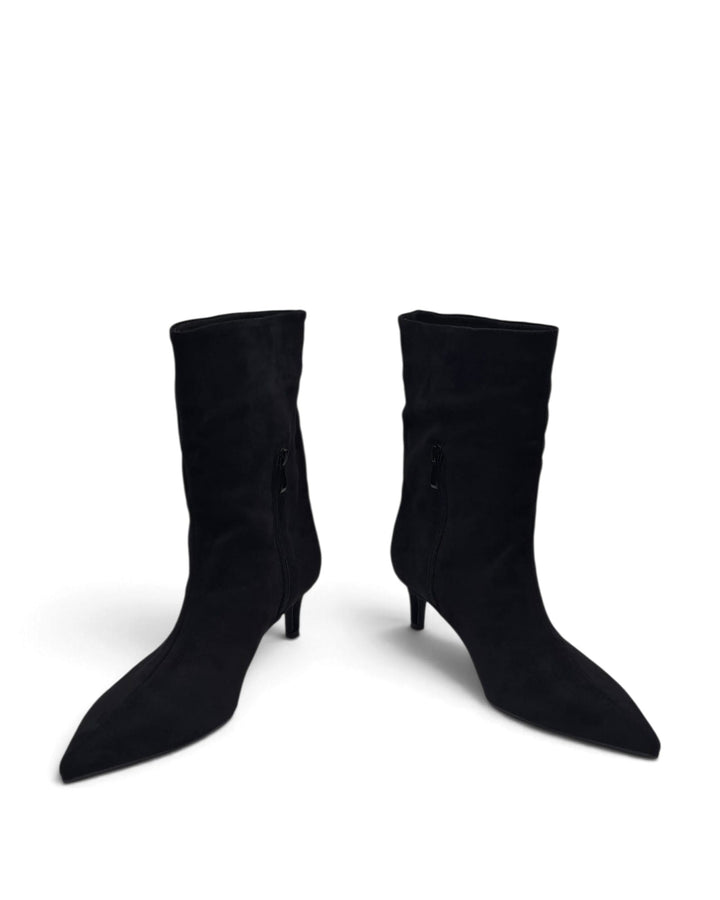 Ilenia Black Suede Ankle Boot