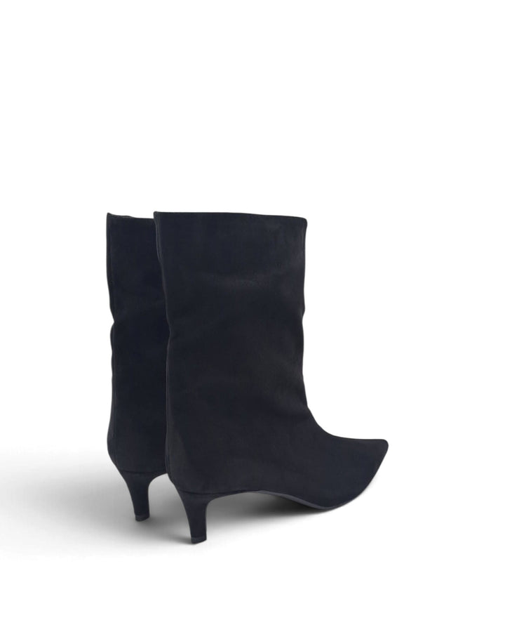 Ilenia Black Suede Ankle Boot