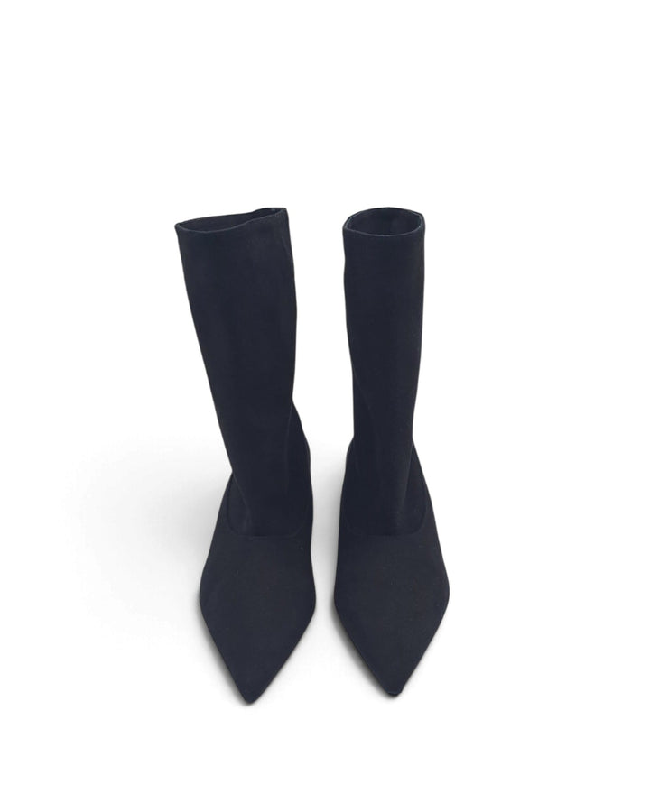 Tronchetto Capri Camoscio  Nero