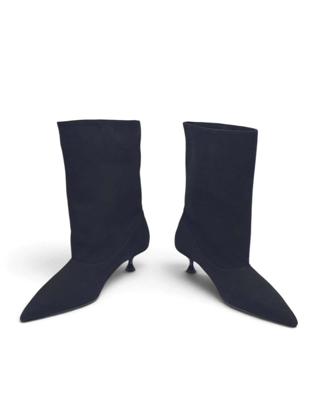 Tronchetto Capri Camoscio  Nero