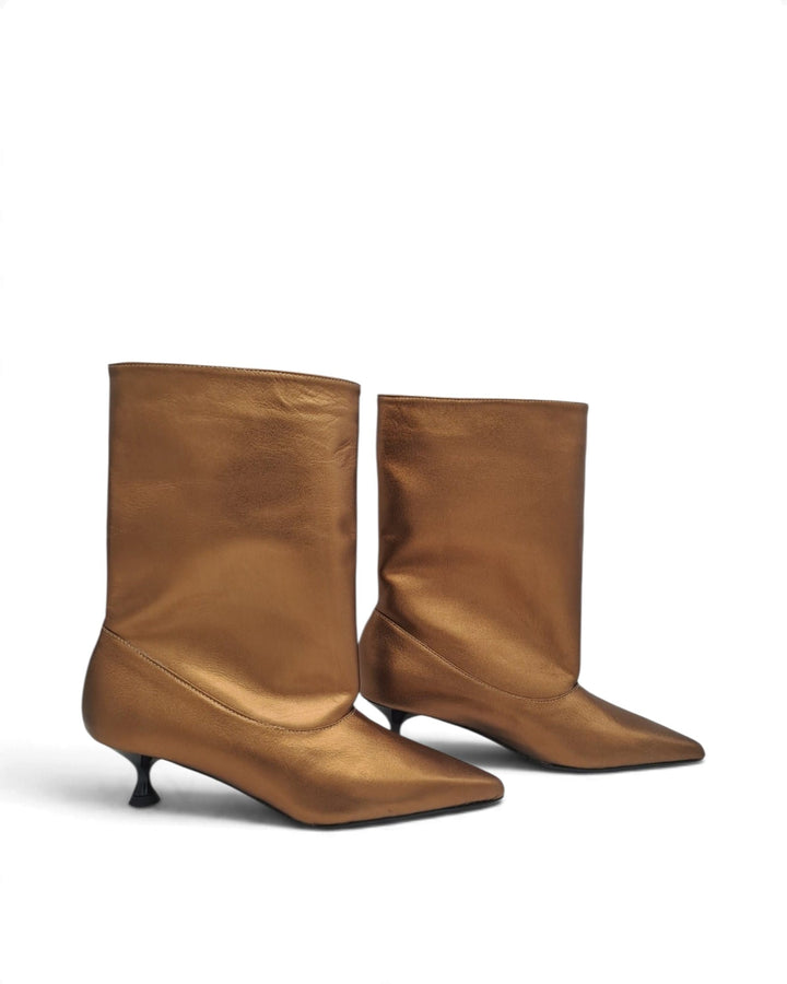 Tronchetto Capri Laminato Bronzo