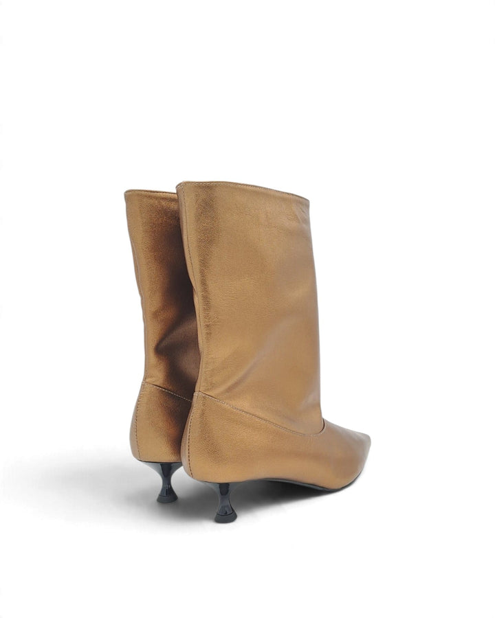 Tronchetto Capri Laminato Bronzo