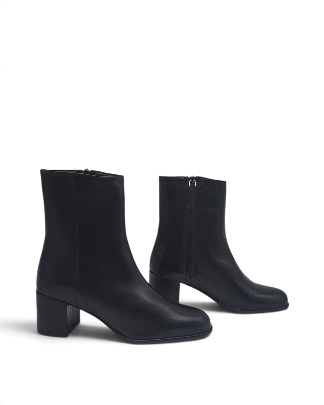 Chiara Nappa Black Ankle Boot