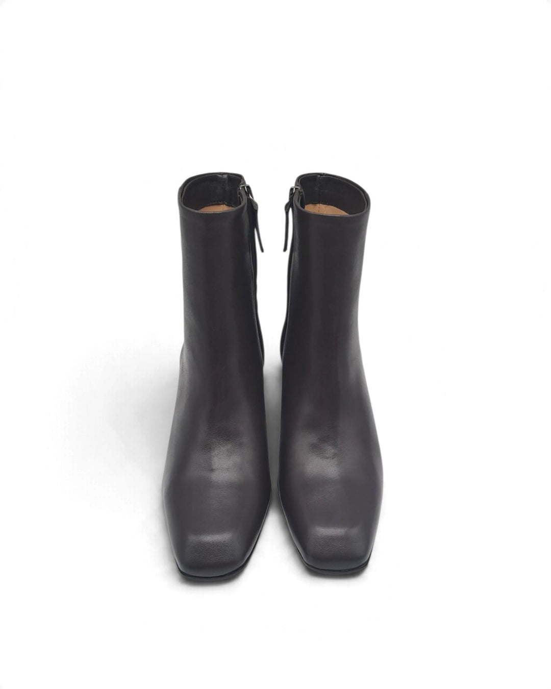 Chiara Nappa Black Ankle Boot