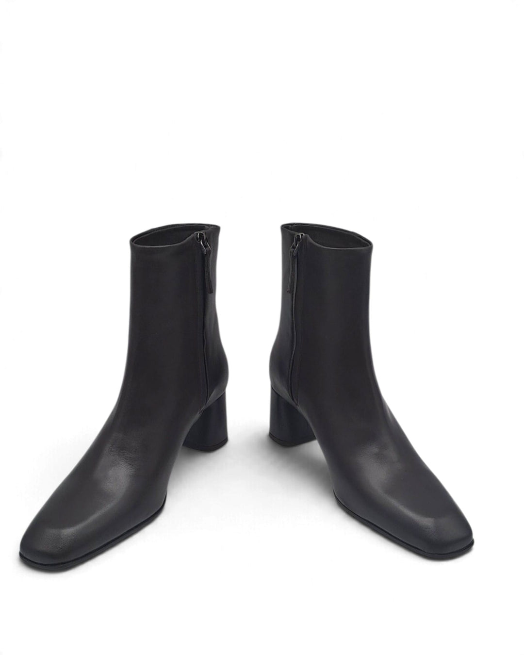 Chiara Nappa Black Ankle Boot