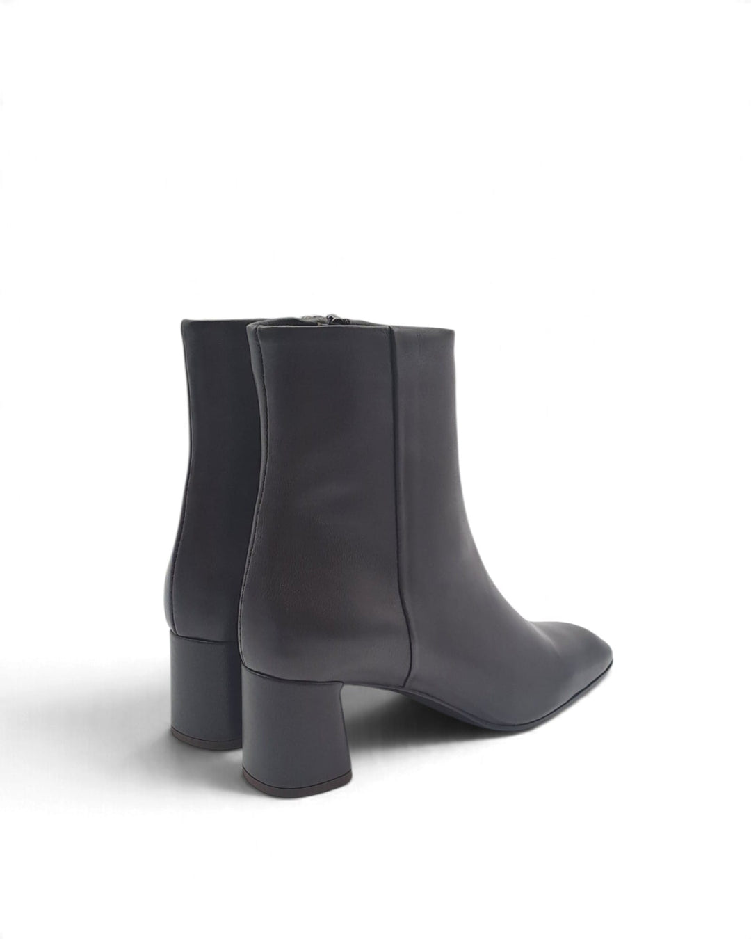 Chiara Nappa Black Ankle Boot