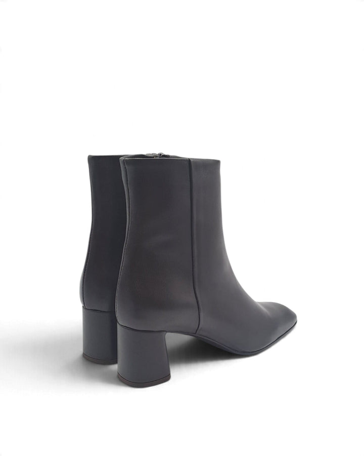 Chiara Nappa Black Ankle Boot
