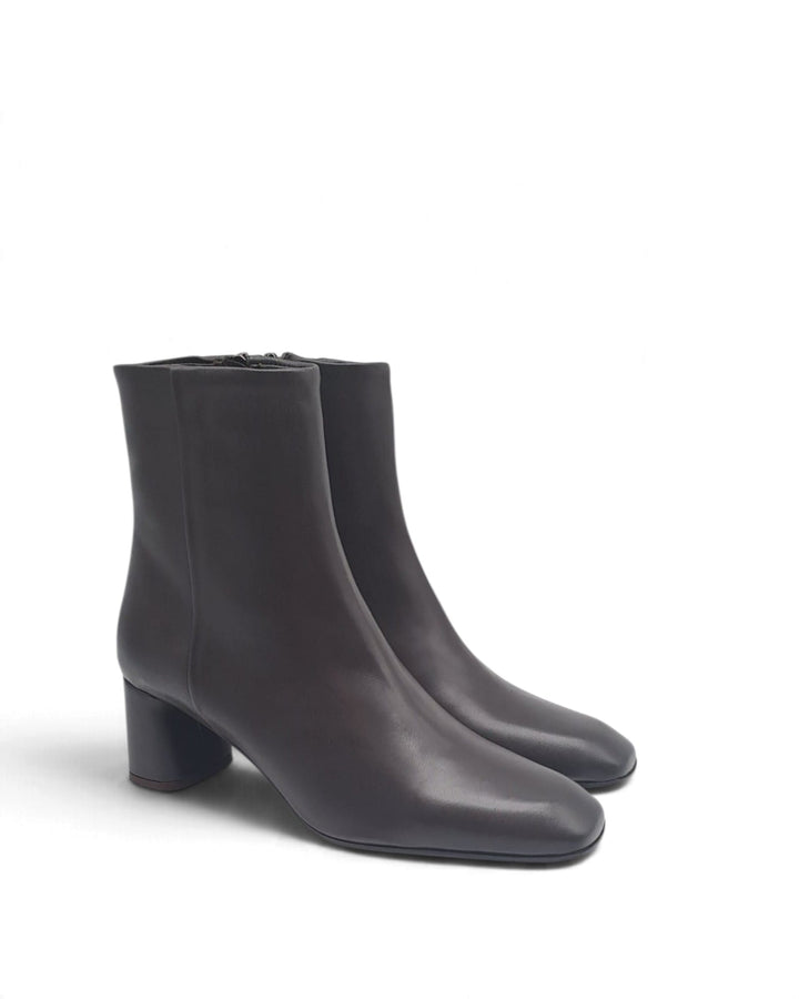 Chiara Nappa Black Ankle Boot