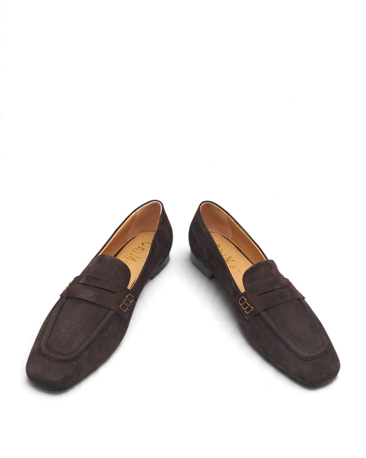 Cira Moccasin Suede Indigo Blue