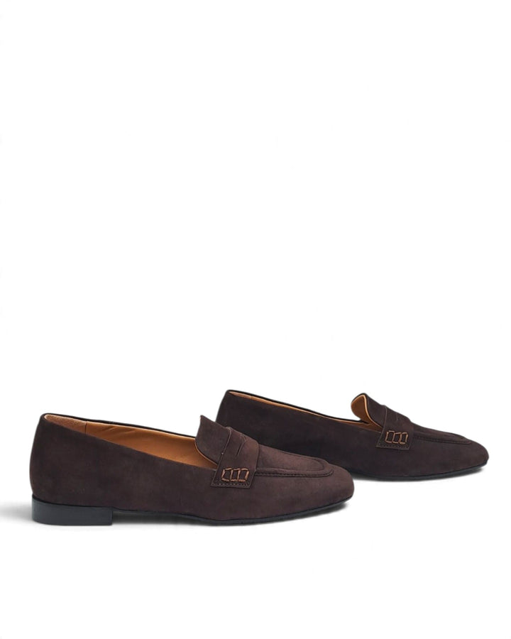 Cira Moccasin Suede Indigo Blue
